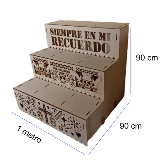 Altar Grande día de Muertos - Corte Laser MDF 3mm/6mm